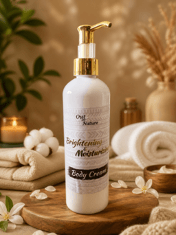 Brightening and moisturizing body cream